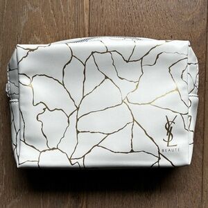 YSL make up back, brand new never used. White